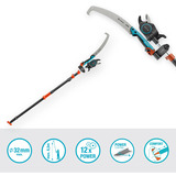 GARDENA StarCut Pro L Set, 12082-20, Tijeras de podar gris/Naranja
