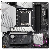 GIGABYTE B760M AORUS ELITE AX, Placa base plateado