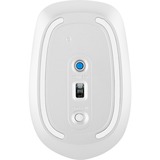 HP Ratón 410 Slim Bluetooth blanco blanco/Plateado, Ambidextro, Bluetooth, 1200 DPI, Blanco
