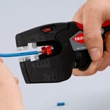 KNIPEX 12 72 190, Alicates pelacables negro/Rojo