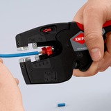 KNIPEX NexStrip Herramienta múltiple para electricista, Alicates pelacables negro/Rojo