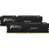Kingston FURY FURY Beast módulo de memoria 64 GB 2 x 32 GB DDR5 5600 MHz, Memoria RAM negro, 64 GB, 2 x 32 GB, DDR5, 5600 MHz, 288-pin DIMM