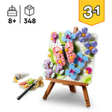 LEGO Creator 3-en-1 Cuadro decorativo de flores, Juegos de construcción 