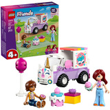 LEGO Friends Camión de reparto de pasteles de unicornio, Juegos de construcción 