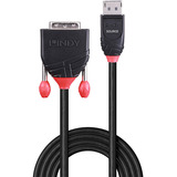 Lindy Cable adaptador DisplayPort a DVI negro