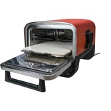 Ninja Woodfire, horno eléctrico para exteriores, horno de pizza y ahumador OO101EU marrón/Plateado