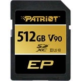 Patriot EP 512 GB SDXC, Tarjeta de memoria negro