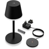 Philips Hue Lámpara de mesa portátil Hue Go negro, Philips Hue White and Color ambiance Lámpara de mesa portátil Hue Go, Lámpara de mesa inteligente, Bluetooth/Zigbee, Negro, LED, Metal, Bombilla(s) no reemplazable(s)