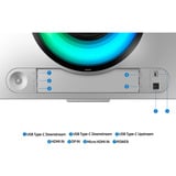 SAMSUNG S49DG954SU, Monitor de gaming plateado