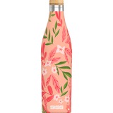 SIGG Meridian Sumatra Flowers 0,5L, Botella thermo rosa neón