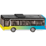 SIKU City Bus Modelo a escala del minibus "Samba Bus" Previamente montado, Automóvil de construcción Modelo a escala del minibus "Samba Bus", Previamente montado, Cualquier género, Metal, Plástico, Negro, Azul, Amarillo, No recomendado para niños menores de 36 meses