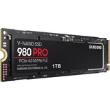 Samsung 980 PRO M.2 1000 GB PCI Express 4.0 V-NAND MLC NVMe, Unidad de estado sólido 1000 GB, M.2, 7000 MB/s