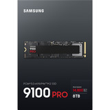 Samsung MZ-VAP8T0 8 TB M.2 PCI Express 5.0 NVMe V-NAND TLC, Unidad de estado sólido 8 TB, M.2, 14800 MB/s