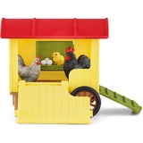 Schleich Farm World Mobile Chicken Coop, Muñecos Granja, 3 año(s), Multicolor