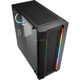 Sharkoon ELITE SHARK CA200M Midi Tower Negro, Caja de torre grande negro, Midi Tower, PC, Negro, ATX, CEB, EATX, EEB, micro ATX, Mini-ITX, Azul, Verde, Rojo, 16,5 cm