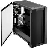 Sharkoon ELITE SHARK CA200M Midi Tower Negro, Caja de torre grande negro, Midi Tower, PC, Negro, ATX, CEB, EATX, EEB, micro ATX, Mini-ITX, Azul, Verde, Rojo, 16,5 cm