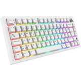 Sharkoon SKILLER SGK55W, Teclado para gaming blanco