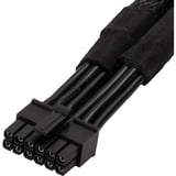 SilverStone SST-PP12-EPS cable de alimentación interna 0,55 m negro, 0,55 m, 2 x EPS 8-pin, 12 pines, Macho, Macho, Derecho