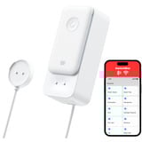 SwitchBot Detector de agua WLAN con cable sensor, Detectores de agua blanco