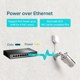 TP-Link TL-SG1008P Gestionado Gigabit Ethernet (10/100/1000) Energía sobre Ethernet (PoE) Gris, Interruptor/Conmutador negro, Gestionado, Gigabit Ethernet (10/100/1000), Energía sobre Ethernet (PoE)