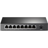 TP-Link TL-SG1008P Gigabit Ethernet (10/100/1000) Energía sobre Ethernet (PoE) Gris, Interruptor/Conmutador negro, Gigabit Ethernet (10/100/1000), Energía sobre Ethernet (PoE)