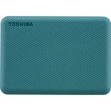 Toshiba Canvio Advance disco duro externo 4000 GB Negro, Unidad de disco duro verde, 4000 GB, 2.5", 2.0/3.2 Gen 1 (3.1 Gen 1), Negro