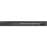 Zyxel GS1900-24HP Gestionado Gigabit Ethernet (10/100/1000) 1U Negro, Interruptor/Conmutador Gestionado, Gigabit Ethernet (10/100/1000), 1U