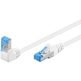 goobay 51564 cable de red Blanco 1 m Cat6a S/FTP (S-STP) blanco, 1 m, Cat6a, S/FTP (S-STP), RJ-45, RJ-45