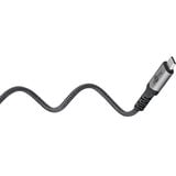 goobay 74213, Cable negro/Gris