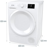 gorenje 741685, Secadora de condensación blanco