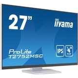 iiyama T2752MSC-W1, Monitor LED blanco (mate)