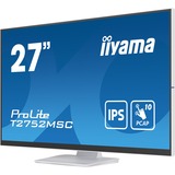 iiyama T2752MSC-W1, Monitor LED blanco (mate)