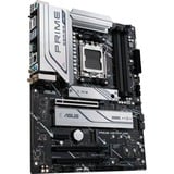 ASUS PRIME X670-P WIFI AMD X670 Zócalo AM5 ATX, Placa base plateado, AMD, Zócalo AM5, DDR5-SDRAM, 128 GB, DIMM, Doble canal