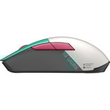 ASUS TUF Gaming Mini Wireless Mouse Hatsune Miku Edition ratón Juego mano derecha RF Wireless + Bluetooth + USB Type-A Óptico 1200 DPI, Ratones para gaming turquesa/blanco, mano derecha, Óptico, RF Wireless + Bluetooth + USB Type-A, 1200 DPI, Verde, Gris, Rosa