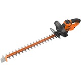 BLACK+DECKER Black+Decker Elektro-Heckenschere (600W, 60 cm Schwertlänge, 25 mm Schnittstärke, Bügel-Zweithandgriff und transparentem Handschutz, für große Hecken) BEHTS501, Cortasetos naranja/Negro, 60 cm Schwertlänge, 25 mm Schnittstärke, Bügel-Zweithandgriff und transparentem Handschutz, für große Hecken) BEHTS501