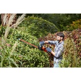 BLACK+DECKER Black+Decker Elektro-Heckenschere (600W, 60 cm Schwertlänge, 25 mm Schnittstärke, Bügel-Zweithandgriff und transparentem Handschutz, für große Hecken) BEHTS501, Cortasetos naranja/Negro, 60 cm Schwertlänge, 25 mm Schnittstärke, Bügel-Zweithandgriff und transparentem Handschutz, für große Hecken) BEHTS501