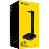 Corsair ST50 Soporte para auriculares negro, Soporte para auriculares, Aluminio, Negro