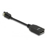 DeLOCK Adaptador Mini DisplayPort 1.4 a DisplayPort negro