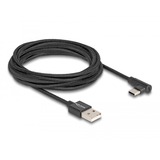 DeLOCK Cable USB 2.0, conector USB-A macho > conector USB-C macho negro