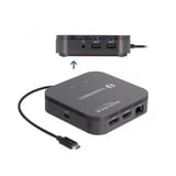 DeLOCK Estación de acoplamiento mini Thunderbolt 3 8K negro