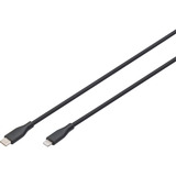 Digitus AK-600110-010-S, Cable negro