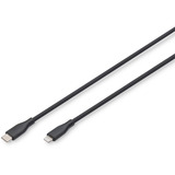 Digitus AK-600110-020-S, Cable negro