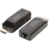 Digitus DS-55203 extensor audio/video Transmisor y receptor de red Negro, Alargador de HDMI Transmisor y receptor de red, 50 m, Negro