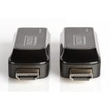 Digitus DS-55203 extensor audio/video Transmisor y receptor de red Negro, Alargador de HDMI Transmisor y receptor de red, 50 m, Negro