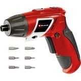 EINHELL TC-SD 3,6 Li 200 RPM Negro, Rojo, Destornillador rojo/Negro, 6 Li, Negro, Rojo, 200 RPM, 3 Nm, Batería, 3,6 V, Ión de litio