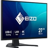 EIZO FlexScan EV2740X-BK pantalla para PC 68,6 cm (27") 3840 x 2160 Pixeles 4K Ultra HD LCD Negro, Monitor LED negro, 68,6 cm (27"), 3840 x 2160 Pixeles, 4K Ultra HD, LCD, 5 ms, Negro
