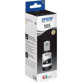 Epson 105 EcoTank Pigment Black ink bottle, Tinta Original, Negro, Epson, - EcoTank ET-7750 - EcoTank ET-7700, 140 ml, Impresión por inyección de tinta