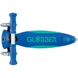GLOBBER Primo Foldable Plus Lights, Vespa azul oscuro/Turquesa