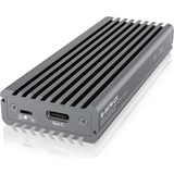 ICY BOX IB-1817M-C31 Caja externa para unidad de estado sólido (SSD) Gris M.2, Caja de unidades gris, Caja externa para unidad de estado sólido (SSD), M.2, PCI Express 3.0, 10 Gbit/s, Conexión USB, Gris