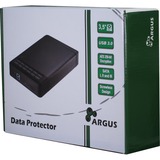 Inter-Tech Argus GD-35LK01 Caja de disco duro (HDD) Negro 3.5", Caja de unidades negro, Caja de disco duro (HDD), 3.5", SATA, Serial ATA II, Serial ATA III, 5 Gbit/s, Conexión USB, Negro